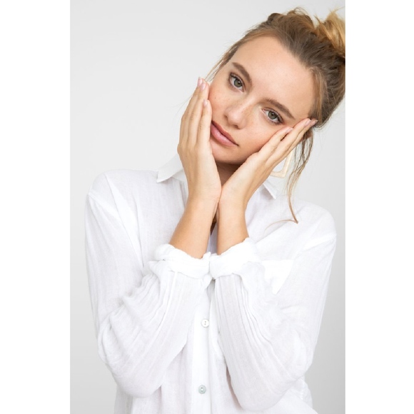 Ellis Gauze Button Down - Picture 2 of 4